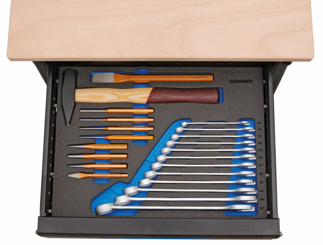 GEDORE 1110 WMW S-02 WorkMo B2 s sortimentom náradia 72 -členný
