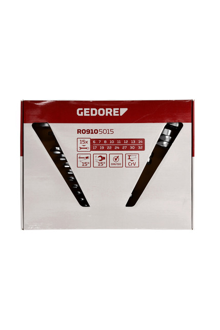 GEDORE RED Sada kľúčov očkoplochých 15 diel 6 - 32mm R0910 R09105015 Gedore Red