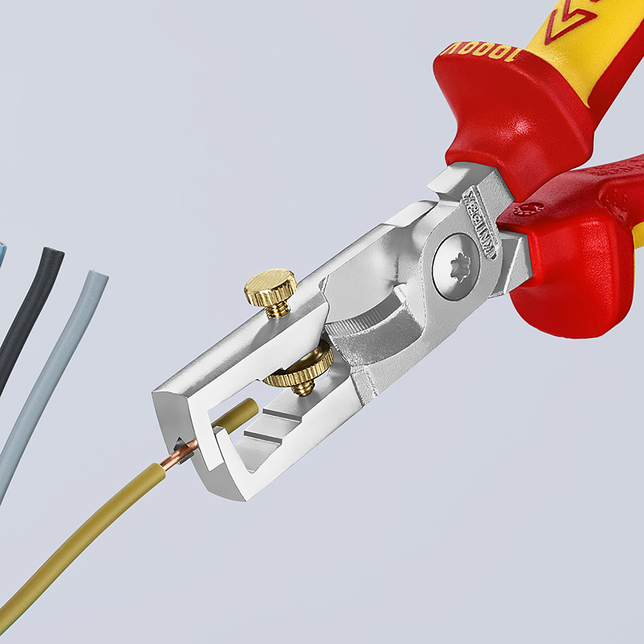 KNIPEX 13 66 180 T BK StriX® Odizolovací nástroj s nožnicami na káble izolované s multi-komponentným