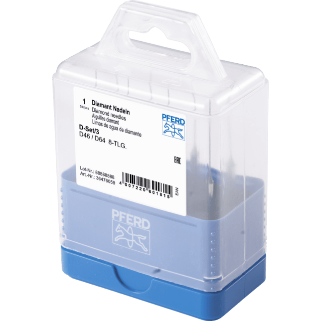 PFERD TOOLS Diamantové a CBN brúsiace nástroje EP Bond D-Set/3 D46/64