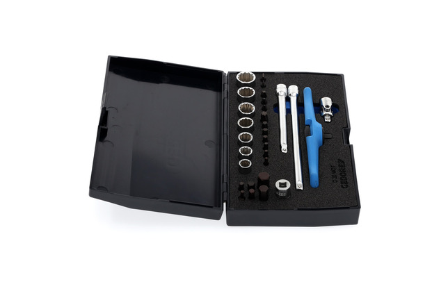 GEDORE D 20 MOT Sada náradia na palube 1/4" pre motocykel 30 -členná