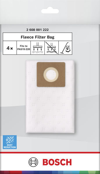 BOSCH Textilné vrecko na vysávač PAS 15-220 - 2608001222