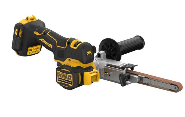 DeWALT Ujjcsiszoló 18V XR Tstak akkumulátor nélkül DCM200NT
