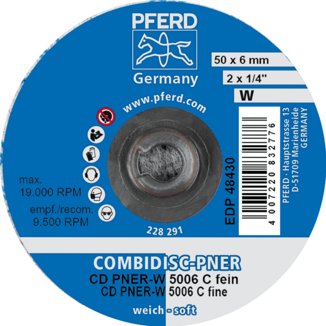 PFERD TOOLS COMBIDISC Brúsky CD PNER-W 5006 SiC F