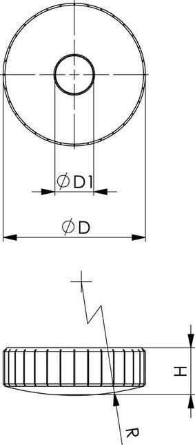 Podložka 75mm hladká 6425AG AMF