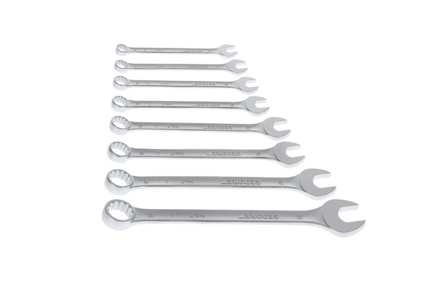 GEDORE 7-080 Sada plochých a očkových kľúčov 8-dielna UD-profil 8-19 mm