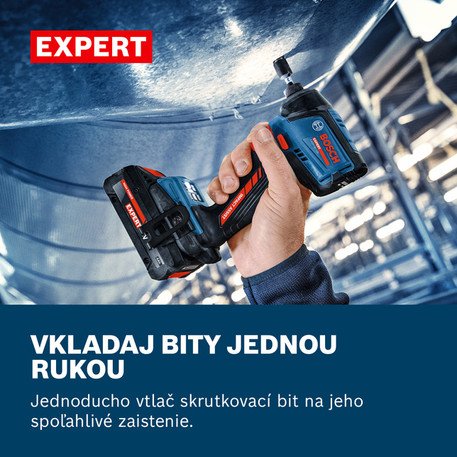 BOSCH EXPERT EXDR18V-230 - Akumulátorový rázový uťahovač sólo - 06019L6400