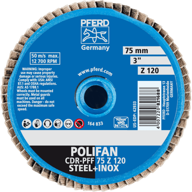 PFERD TOOLS COMBIDISC Brúsky CDR PFF 75 Z 120