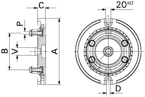 FORMAT Plátok otočný 135mm Format