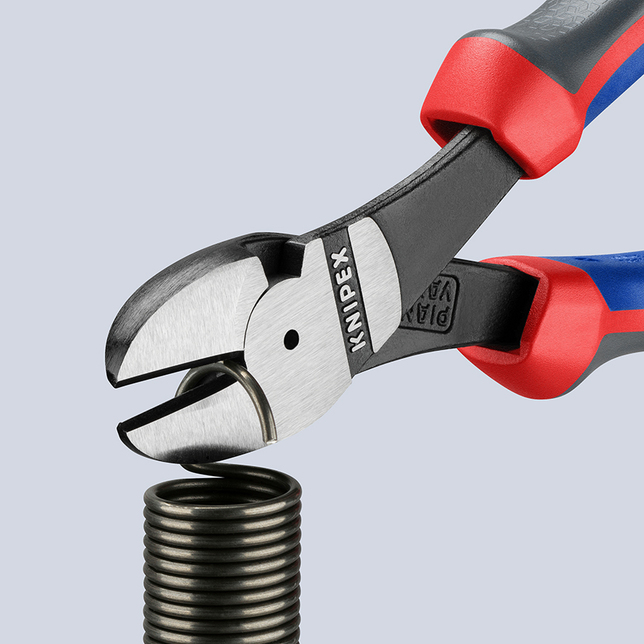 KNIPEX 74 02 180 SB Bočné cvikacie kliešte s veľkou pákovou silou čierne atramentované 180 mm