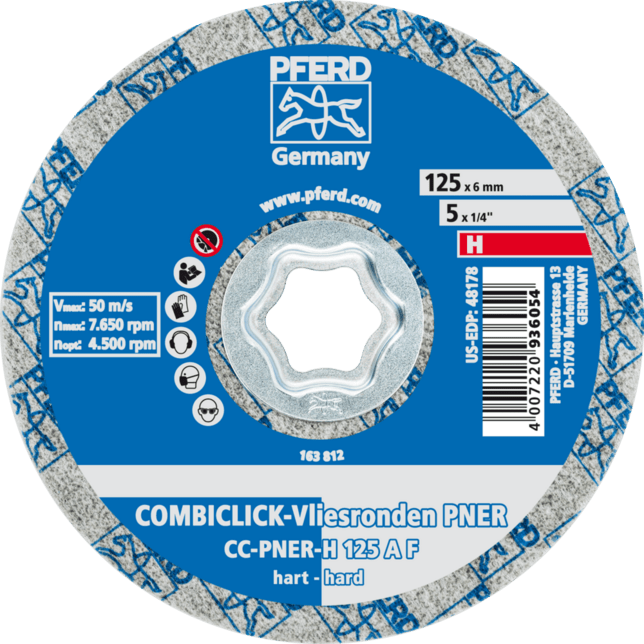 PFERD TOOLS COMBICLICK CC-PNER H 125 A F