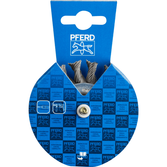 PFERD TOOLS Kolesové kefy s nasadeným hriadeľom POS RBG 7006/6 ST 0,50