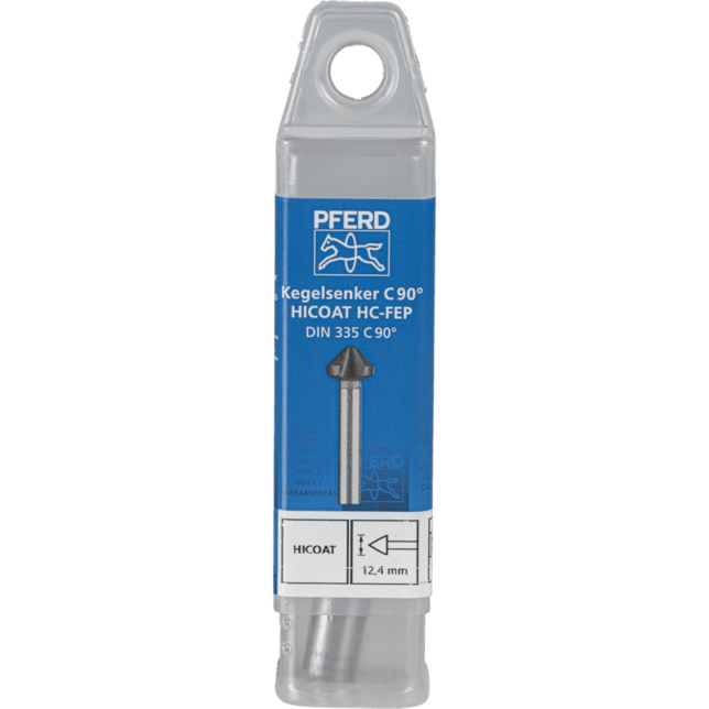PFERD TOOLS Vrtacie a ponorné nástroje KES HSS DIN 335 C90° HC-FEP 12,4
