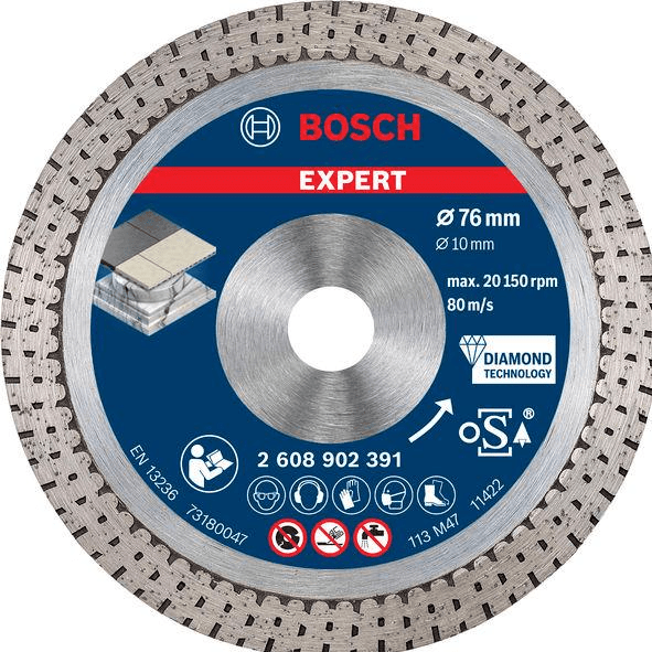 Diamantový řezací kotouč Hard Ceramic 76m