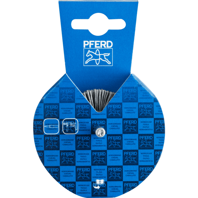 PFERD TOOLS Kolesové kefy s nasadeným hriadeľom POS RBU 5015/6 SiC 180 0,90