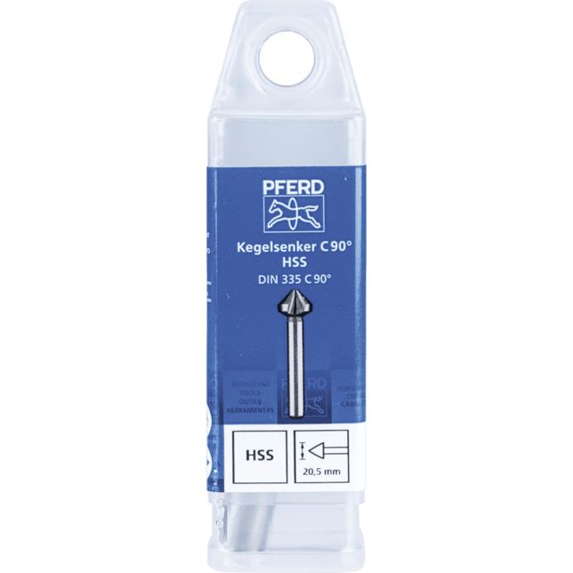 PFERD TOOLS Vrtacie a ponorné nástroje KES HSS DIN 335 C90° 20,5