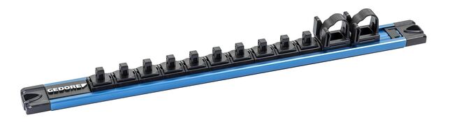 GEDORE SL 2012 Lišta zásuviek 1/4" magnetická, prázdna 10 Zásuviek