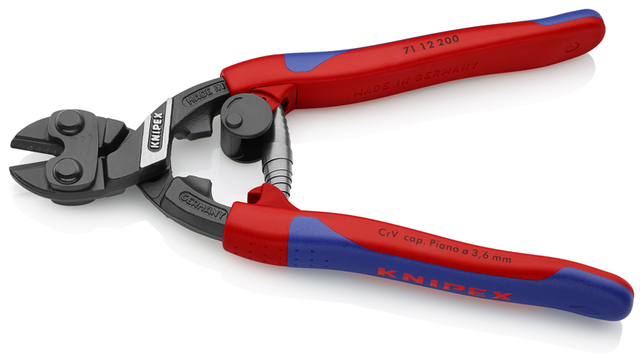 KNIPEX 71 12 200 SB CoBolt® Kompaktné pákové kliešte so štíhlymi multi-komponentnými úchopmi čierne 