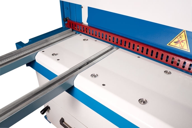 Elektrické nůžky na plech MTBS 2550-40 B s programovateľným zadným dorazom