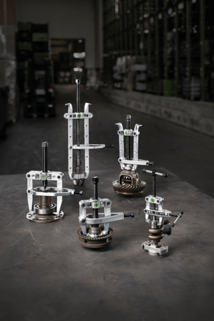 KUKKO 2-čeľusťový sťahovák ložísk 204-2 s bočnou svorkou až do 100 mm rozovretia, 100 mm dosahu