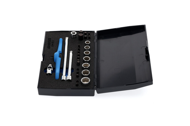 GEDORE D 20 MOT Sada náradia na palube 1/4" pre motocykel 30 -členná