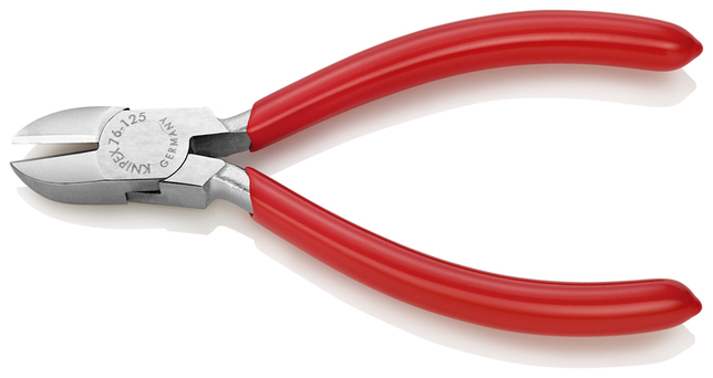 KNIPEX 76 03 125 Bočné cvikacie kliešte pre elektromechanikov poplastované pochrómované 125 mm