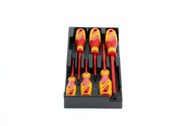 GEDORE 1500 ES-VDE 2170 PZ VDE Sada skrutkovačov v module 1/3 ES