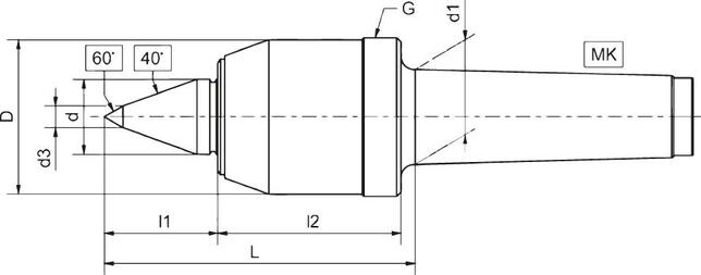 Hrot otočný súbežný MK4 úzky Conzella
