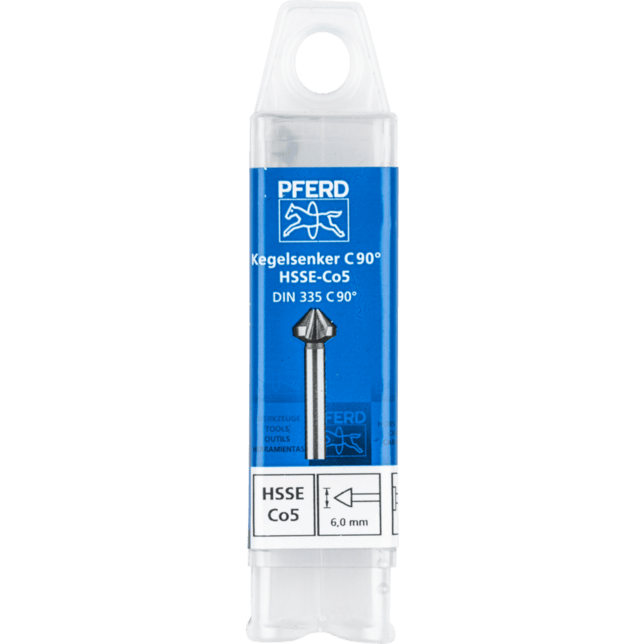 PFERD TOOLS Vrtacie a ponorné nástroje KES HSSE DIN 335 C90° 6,0