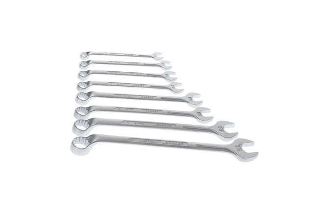 GEDORE 1 B-080 Sada plochých a očkových kľúčov 8-dielna 8-19 mm