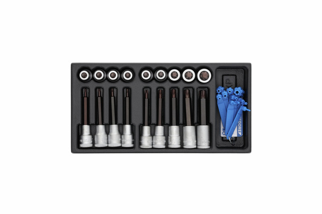 GEDORE 1500 ES-02-2004 Nástrojový vozík s 207-dielnou sadou nástrojov