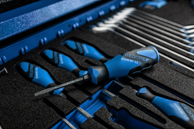 GEDORE 2154SK 3,5 Skrutkovač 3K s úderovou špičkou, plochý 3,5 mm
