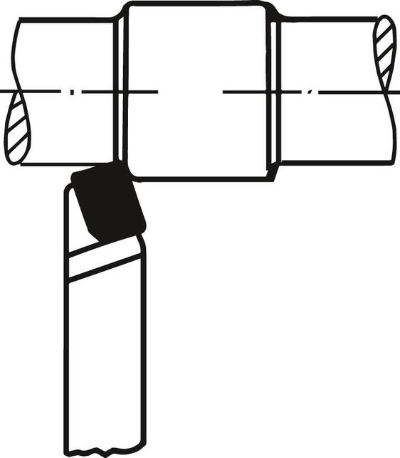 WILKE Nôž sústružnícky priamy 16x16mm ľavý VHM P25/P30 DIN4971 ISO 1 Wilke