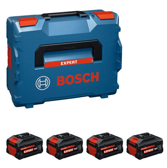 BOSCH EXPERT 4× EXBA18V-55 - Akumulátory 18V 5,5Ah 4ks - 1600A0373H