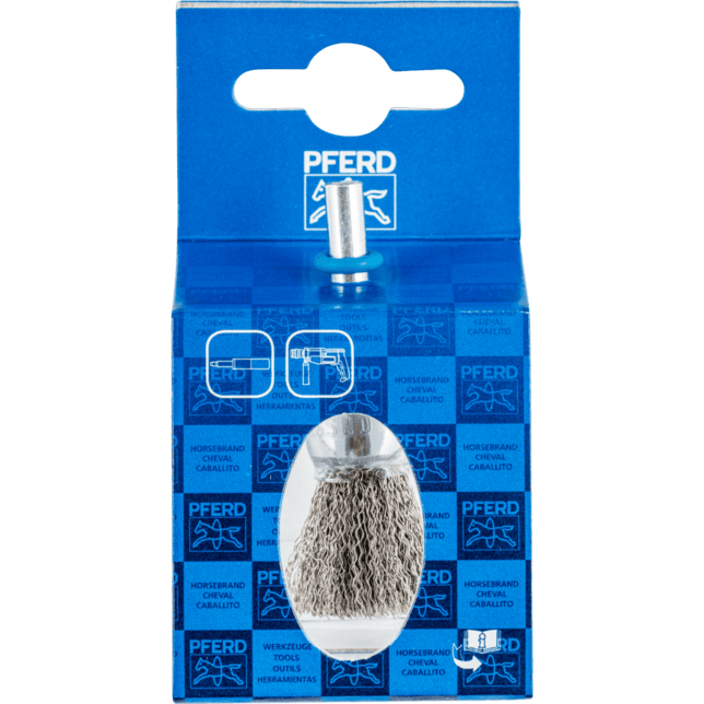 PFERD TOOLS Štandardné nasadené koncové kefy POS PBU 1516/6 INOX 0,20