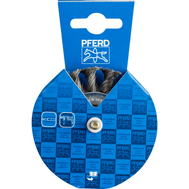 PFERD TOOLS Kolesové kefy s nasadeným hriadeľom POS RBG 7006/6 ST 0,35