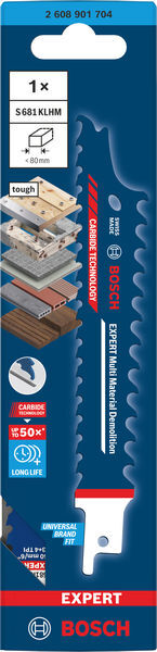 BOSCH Pílový list EXPERT Multi Material Demolition S681KLHM - 2608901704