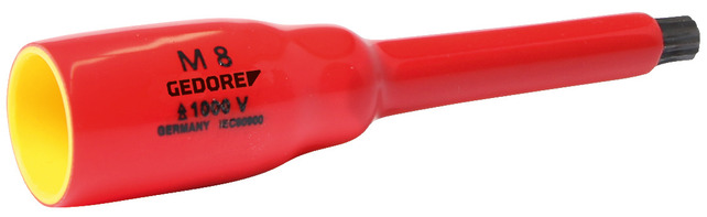 GEDORE VDE INX 30 8 Nasadka skrutkovačová VDE 3/8" XZN M8