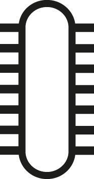 PFERD Pilník na reťaze plochý 150 sek 2 Pferd