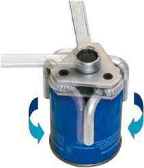 Kľúč na olejové filtre 65-115mm 2172 HAZET