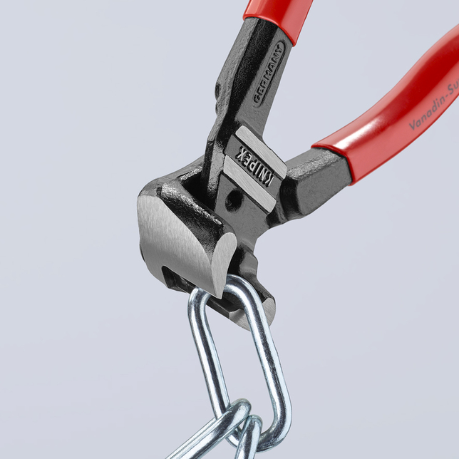 KNIPEX 61 01 200 SB Čelné pákové cvikacie kliešte vysoký pákový prevod poplastované čierne atramento