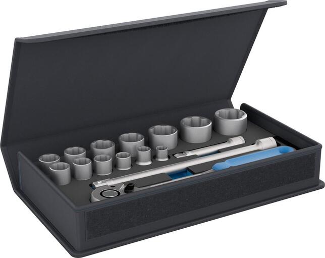 GEDORE Sada hlavíc 1/2" 16 diel C profil Gedore