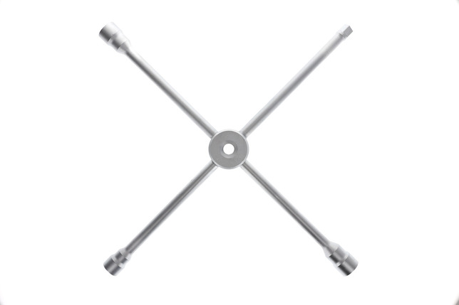 GEDORE 28 LRV Kľúč krížový na nákladné autá 27x30x32x3/4" 4-hranný 750x750 mm