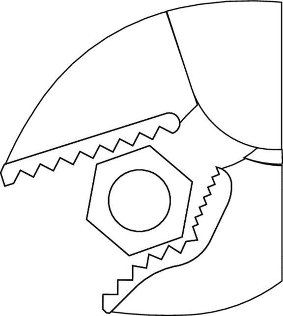 GEDORE 137 12 Zaisťovacie kliešte 12"