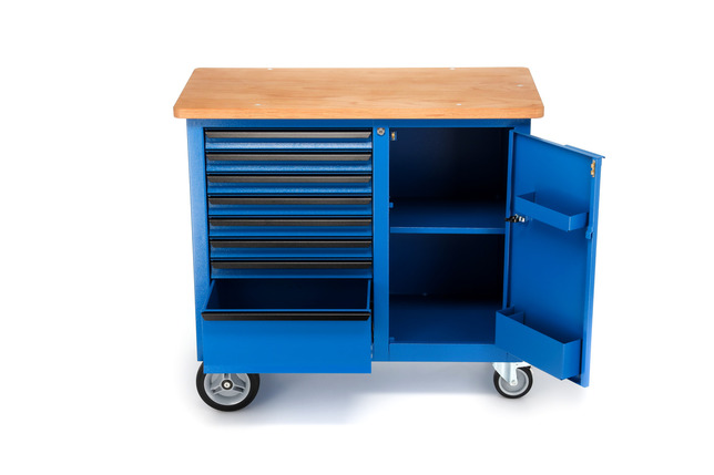 GEDORE 1504 0701 Pohyblivý pracovný stôl s 8 zásuvkami