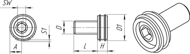 Úpinka excentrická M10 s drapákom MITEE BITE