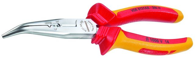 GEDORE SB VDE 8131 AB-200 H Viacúčelové kliešte VDE 200 mm ohnuté povrchová úprava