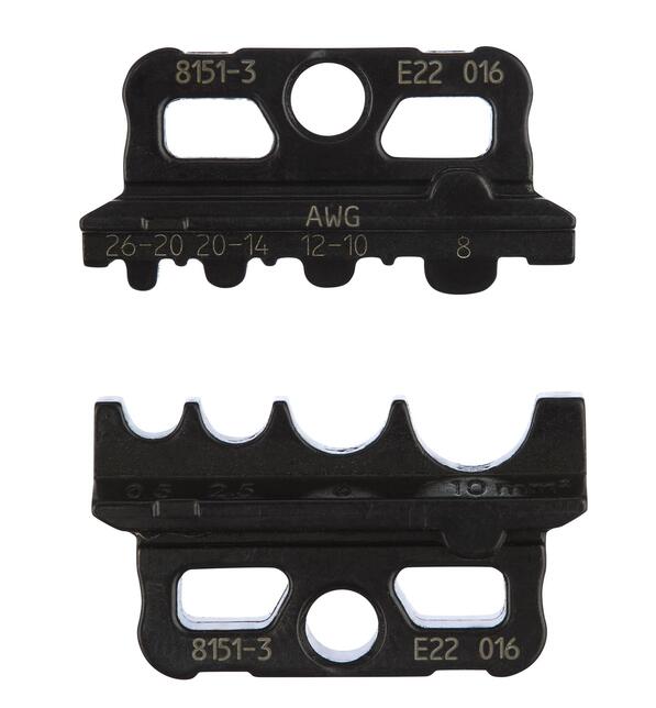 GEDORE 8151-3 Sada vložiek na zaisťovanie neizolovaných spojov s uzavretou manžetou