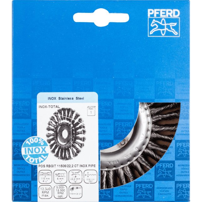 PFERD TOOLS Kefy INOXTOTAL POS RBGIT 11506/22,2 RÚRA CT INOX 0,50