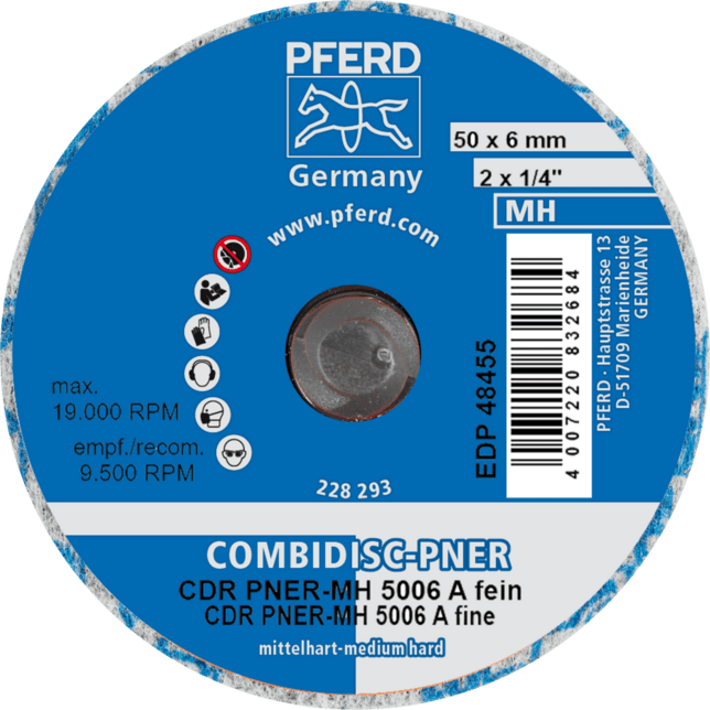 PFERD TOOLS COMBIDISC Brúsky CDR PNER-MH 5006 A F